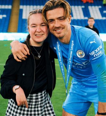 Kevin Grealish son Jack Grealish and daughter Holly Grealish